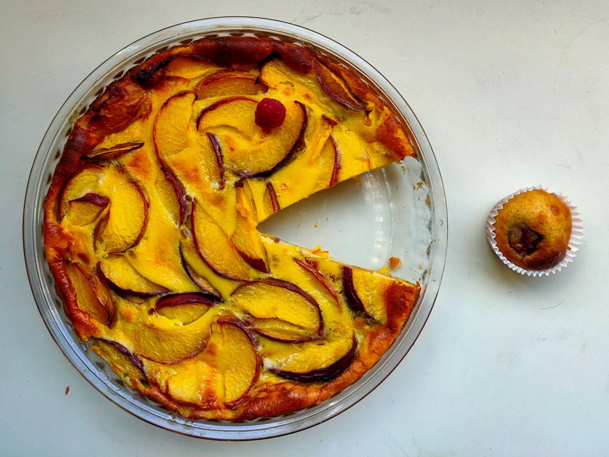 Clafoutis de Nectarinas